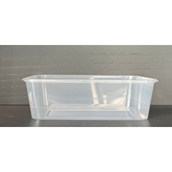 750 ml Rectangular Clear Container